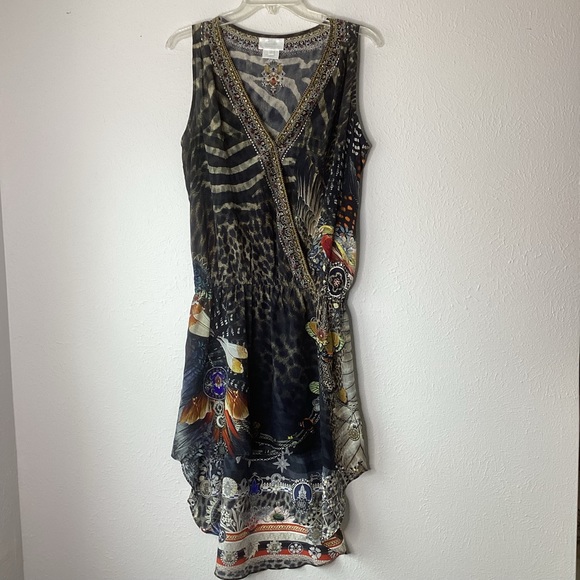 Camilla Treasure Chaser Silk Dress XS - Picture 3 of 12